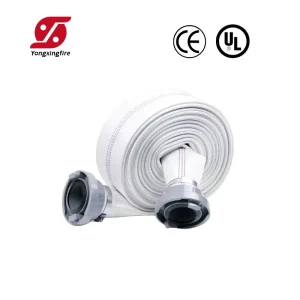 Firefighters Accessories 2 Inch 3 Inch Fire Hose Lined Fire Hose Colored Jacket PVC PU Fire Hose for Firefighting