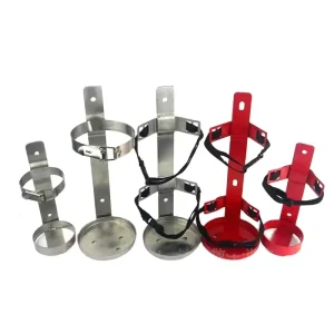 Firefighting Equipment Accessory Powder Coated Steel Fire Extinguisher Holder