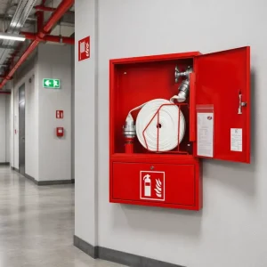 Firefighting Equipment Iron Fire Safety Combined Fire Hose Reel Box Cabinet
