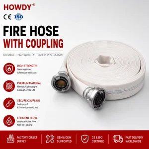 Firefighting Equipments Agricultural Irrigation Fire Hose Nozzle Diameter 1/1.5/2/2.5/3/4/5/6 Inches Water Belt High Pressure