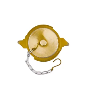 Firefighting Fittings 2.5 Inch JIS Coupling Cap Brass End Cap Yellow Fire Safety Equipment Durable Flexible Portable