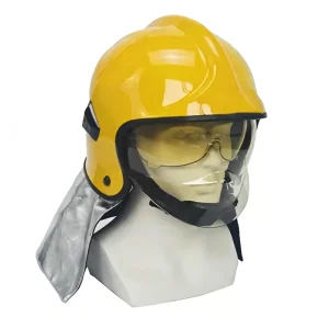 Firefighting Helmet FFH 03 Professional Fireman Helmet PC PEI Material Class A B Fire Protection Heat Resistant Face Screen Heat