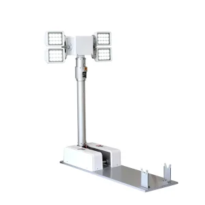 Firefighting Vehicle Telescopic LED Light Tower 1.8M Height 4x120W IP65 Waterproof for Emergency Rescue & Fire Truck