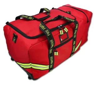 Fireman Bag Firefighter Rescue Step In Turnout Fire Gear Bag Shoulder Strap Helmet Pocket