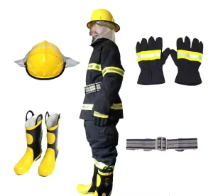Fireman Firefighter Uniform Fire Fighting Suit Flame Retardant SCBA Aramid Nomex