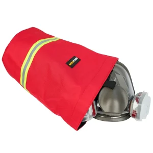 Fireman Rescue Equipment Red Firefighter Face Piece Bag for First Responder