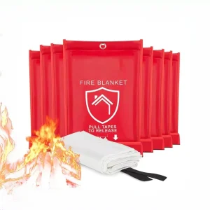Fireproof Blanket Heat resistant Glass Fiber Fireproof Cloth Wear resistant Household Fire Blanket