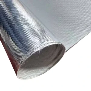 Fireproof Flame Retardant Aluminum Glass Fiber Fabric Eco Friendly Insulation Material Waterproof