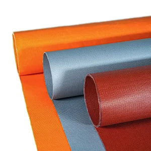 Fireproof Flame Retardant Glass Fiber Roll Thick Silicone Coated Fire Blankets Welding Cutting 70C 310C Industrial Use