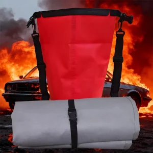 Fireproof Heat Resistant Emergency Blanket Car Fire Blanket for Car Truck and Home Use