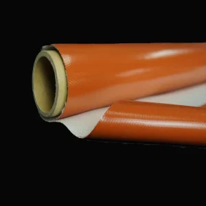Fireproof High Temperature Retardant Plain Woven Chemical Resistance Waterproof Silicone Rubber Coated Fiberglass Fabric Cloth
