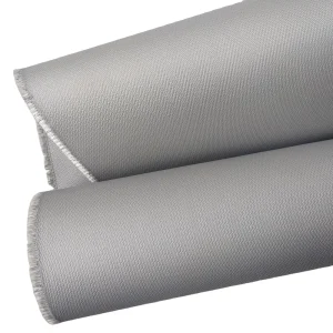 Fireproofing PU Coated Fiberglass Cloth Fabric with Cutting Service 550 Temperature Resistance