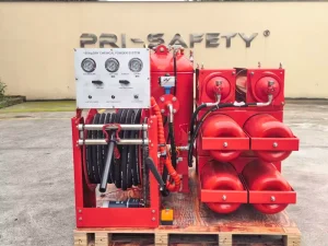 Fixed Dry Chemical Powder & Twin-Agent Fire Suppression Systems for Fire Truck
