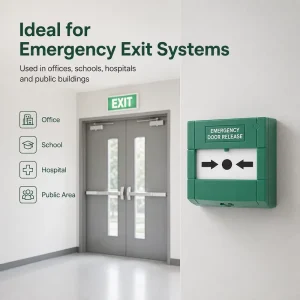 Fixed Points in Indoor Public Places Fire Break Glass Fire Alarm Button Waterproof Emergency Exit Button