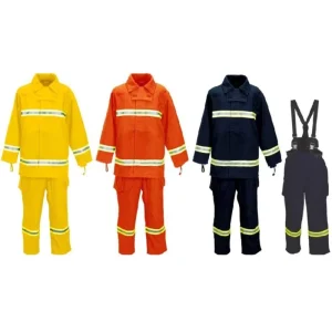 Flame Resistant Working Uniform Firefighting Nomex Coverall Firefighter Suit