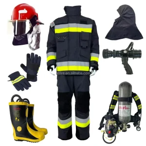 Flame Retardant Firefighting Uniform EN 469 NOMEX Suit for Firefighter High Performance Fireman Gear OEM Supplier Factory Price