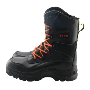 Flame Retardant Fireproof Leather Safety Boots Firefighter Protective Gear