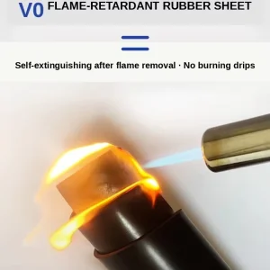 Flame Retardant Waterproof Rubber Sheet 1/16 Sheet 1/4 Thick Rubber Strips Industrial Rolls for Fire Safety