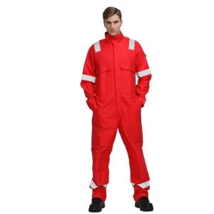 Flame-resistant Coveralls Cotton Suits Arc-flash Protective Workwear