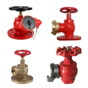 Flange Type Oblique Angle Fire Hydrant Landing Valve Brass DN100 2.5″ Flanged Valve 30 90 Degrees Angle Copper