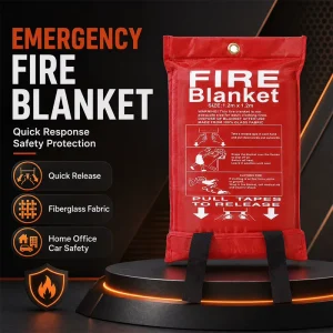 Flexible Car Emergency Anti Fire Fiberglass Welding Soft Blanket Waterproof Fireproof Extinguisher Blanket