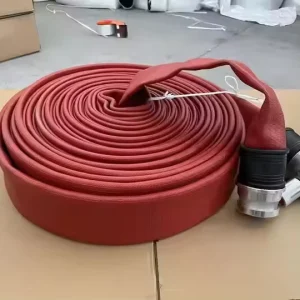 Flexible Double Jacket Fire Water Hose Fire Resistant Pipe for Firefighting Equipment Accessories