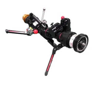 Flexible Mobile Jet Fire Water Cannon Firefighters Rated Working Pressure 0.8MPa Firefighting Accessories Equipment Accessory