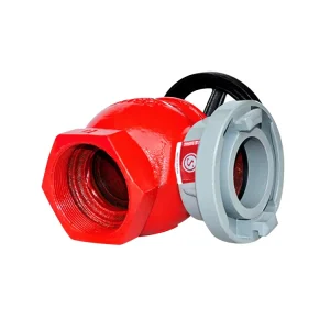 Flexible Rotating Fire Hydrants Ductile Iron Red Vertical Float Check Valves Firefighting Equipment Accessories