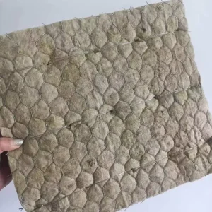 Flexible Stone Mineral Insulation Wire Mesh 110kg 50mm Rock Wool Roll