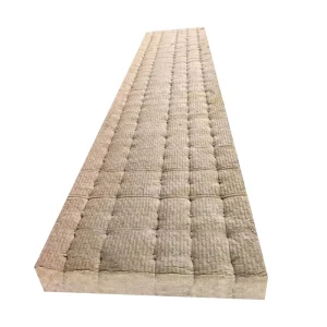 Flexible Stone Mineral Insulation Wire Mesh 120kg 50mm Rock Wool Roll