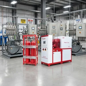 Flexible Water Mist Fire Suppression System for Compressors Generators Pumps Transformers Machinery Spaces