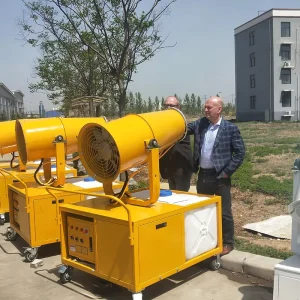 Fog Cannon Fogging Mist Cannon Dedusting 30m 100m Sprayer Water Mist Sprayer Fog Cannon Machine Dust Suppression Sprayer