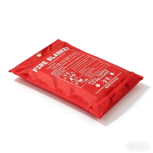 For Fire Fighting Escape Blanket Fiberglass Flame Retardant Fabric Red & White Shandong Made Foreign Trade