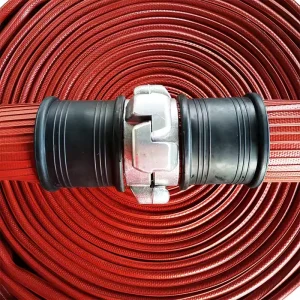 For UL Listed Red Fire Hose (1-1/2″ & 2-1/2″) Factory Straight Marine Firefighting Equipment