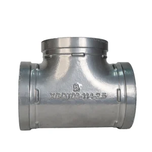 Forged Cast Iron Three Way Reduction Cross Smooth Surface Building Tools Connector for Pipe Fittings
