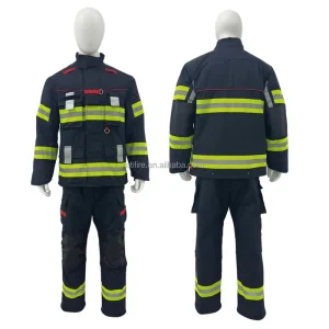Four Layers Flame Retardant EN Nomex Aramid Firefighter Suits Firefighting Clothing Helmet SCBA