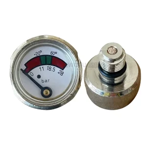 G4 ISO CE Certified Dry Powder Fire Extinguisher Pressure Gauge 23mm Diameter 14/25.5 bar Firefighting Equipment Accessory