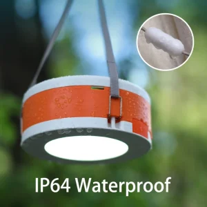 GQ TY6 LED Camping Lantern Rechargeable Solar Powered Camping Lamp Water Resistant Camping Tent Light Emergency Hanging Light