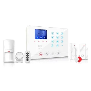GSM WIFI Tuya Smart Home Fire Alarm System Smoke Home Security Burglar Alarm System