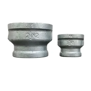 Galvanized Malleable Iron Reducing Coupling Corrosion Resistance Pipe Fittings