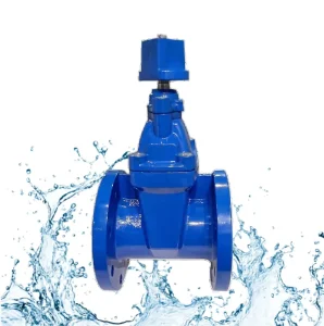 Gate Valve Cast Iron NRS Soft Sealing Wedge DN100-500 Class 150 Flange AWWA Manual Handwheel for Fire Hydrants