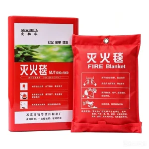 Glass Fiber Fire Blanket Bagged Type and Boxed Type Home use Fireproof Kitchen specific Escape Fire Blanket