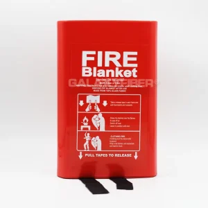 Glass Fiber Fireproof Blanket Flame Retardant Heat Insulating White 1m~1.8m