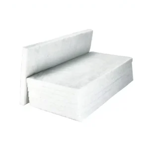 Glass Wool Thermal Insulation Blanket Low Thermal Conductivity Fire Resistant Eco Friendly Industrial Sheet for Warehouse