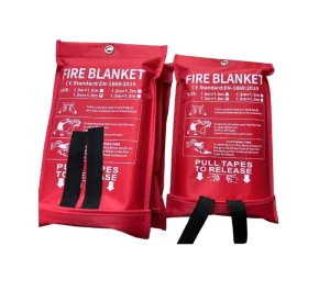Glassfiber Flame Retardant Fire Resistant Blanket Multiple Sizes for Electric Car Firefighting