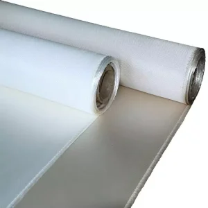 Golden Yellow High Silica Fabric Heat Resistant Fireproof Insulation Cloth 1000C Industrial Protection 0.7 1.3mm Flame Retardant