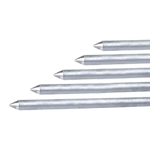 Grounding Lightning Protection Equipment Steel Core Galvanized Ground Rod Zinc Clad Steel Ground Rod Earth Rod