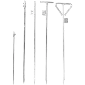 Grounding Rod for Charging Piles Thickened Galvanized Grounding Rod for Lightning Protection
