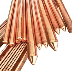 Grounding System Copper Bonded Rod Electric Copper Clad Steel Earth Rod for Electrical Equipment