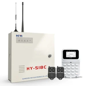HEYI Industrial Engineering Wired Wireless GSM GPRS LAN PSTN Smart Alarm Easy Installation Perimeter Fire Intrusion